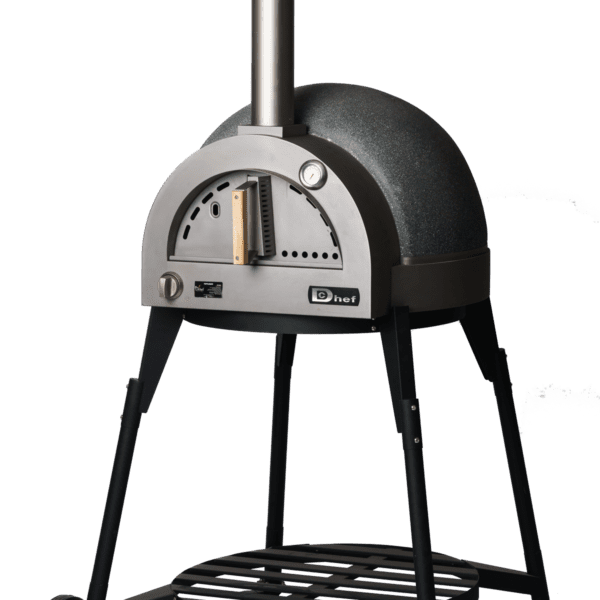 טאבון גז לפיצה Dchef clay G-800 צבע אפור