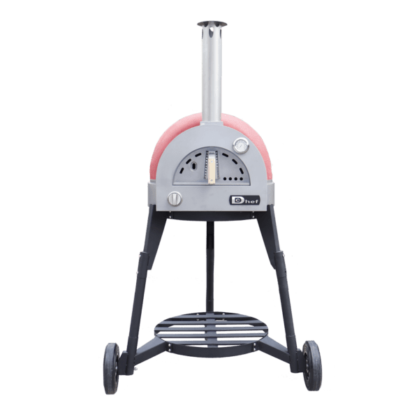 טאבון גז לפיצה Dchef clay G-600 צבע אדום