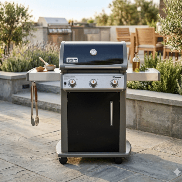 גריל גז WEBER SPIRIT E310 צבע שחור עם ארון