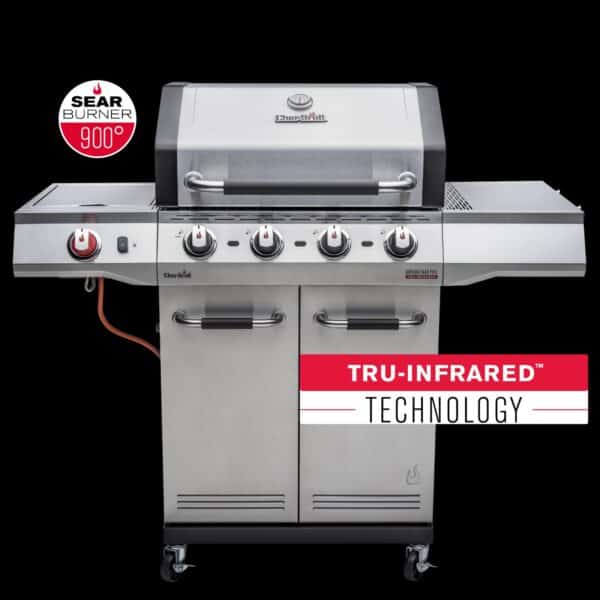 גריל גז 4 מבערים + כירה CHARBROIL Advantage PRO S