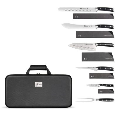 סט 5 סכינים ומזלג BBQ Set TS ותיק מדהים