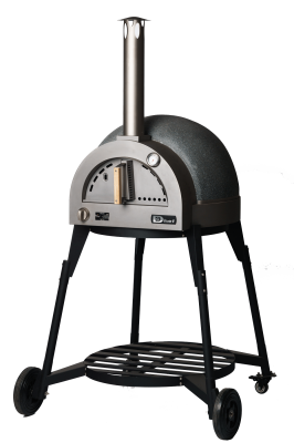 טאבון גז לפיצה Dchef clay G-800 צבע אפור